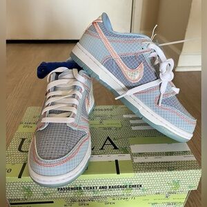 Nike Dunk Low Union Argon Passport Pack Size 6.5W Brand New w/ Box